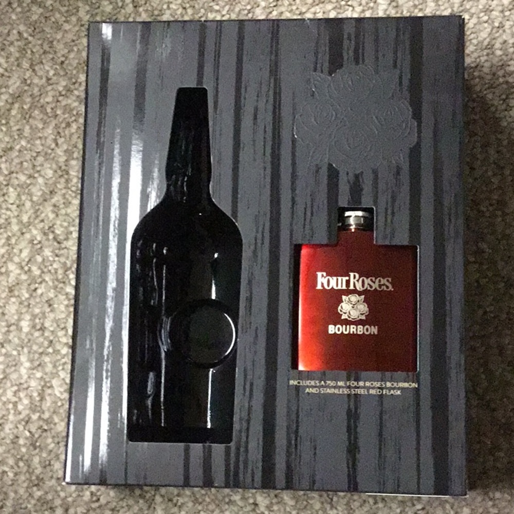 New Four Roses Bourbon Flask